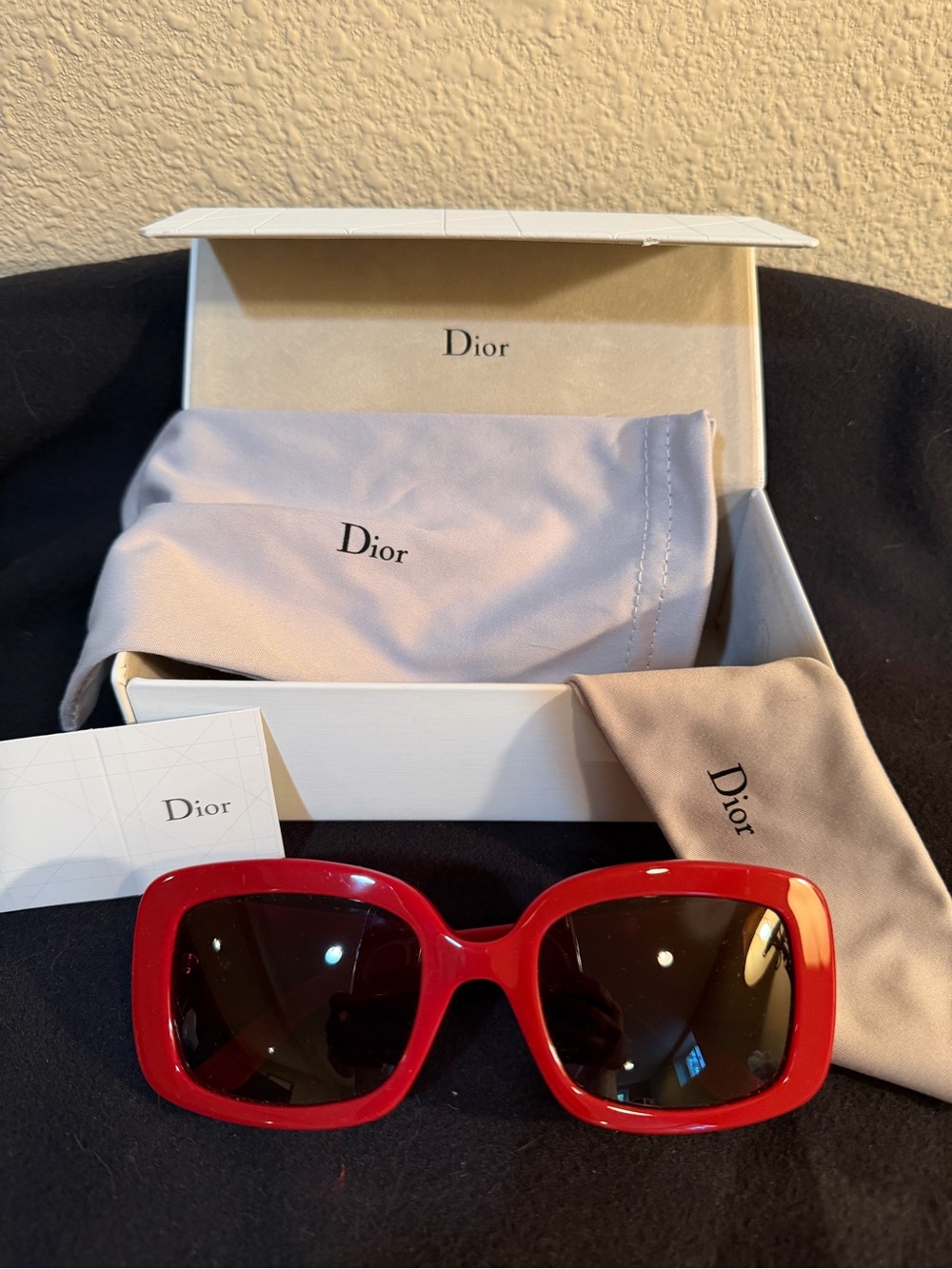 Dior Red Square Women's Sunglasses - Picture 2 of 13